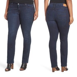 Lucky Brand Ginger Straight Leg Jeans, 22W